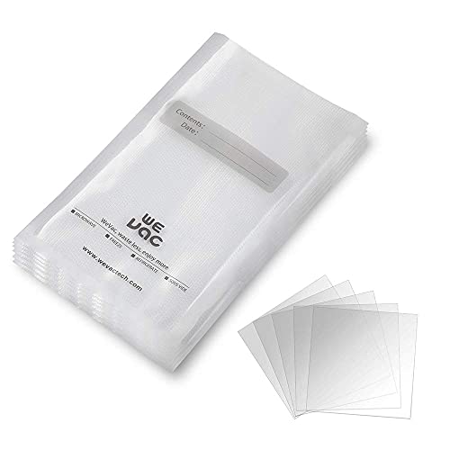 Wevac Food Vacuum Sealer Bags 20x30cm 100 Count Pre-Cut Bag for Food Saver, Seal a Meal, Weston. Commercial Grade, BPA Free, Heavy Duty, Great for Vac Storage, Meal Prep and Sous Vide Cooking