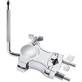 Seteol L-Rod Cowbells Cymbal Clamp, Heavy-Duty Cowbell Mount Percussion Holder Extension Arm Clip...