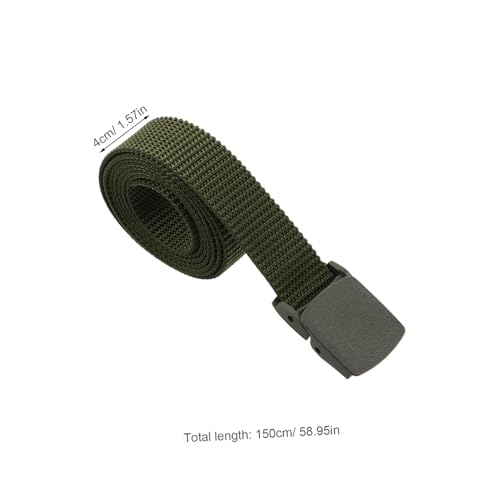 4pcs Adjustable Nylon Tactical Waist Belt for Men Heavy Duty Multi-Functional Outdoor Training Canvas Belt Quick-Release Buckle2