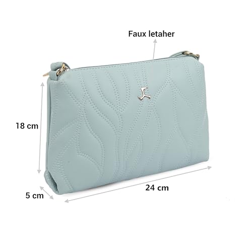 Image of Mochi Women Casual Faux leather Soft Body Zipper closure Quilted Sling Bag