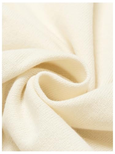 Image of BEAUDRM Girl's Bow Sweater Crew Neck Cute Sweaters Long Sleeve Knit Pullovers Sweater