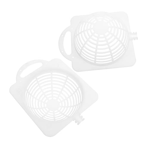 SUPVOX 2Pcs Lovebird Nesting Box Plastic Breeding Nest for Cockatiels and Budgies Indoor Outdoor Use Quick Assembly for Secure Hatching Environment White Parrot Nesting