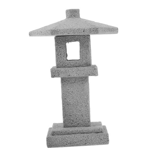 TOYANDONA Mini Stone Lantern Statue Mini Lantern Statue for Garden Decoration for Fairy Garden Accessories Outdoor Aquarium Decoration