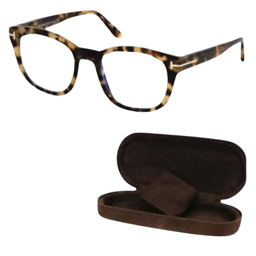 Image of Tom Ford FT5542-B Geometric Shape Eyeglass Frame With Luxury Eyewear Kit