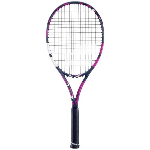 Babolat Raquete de tênis Boost Aero Pink pré-amarrada (rosa, 4 1/4)