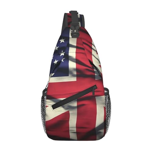 Bolso Cruzado tipo Sling para Mujeres y Hombres Negro