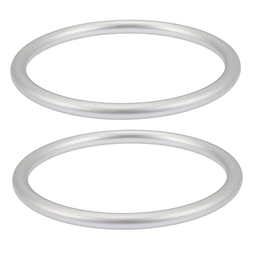 BESPORTBLE 2 piezas Anillos de Aluminio para Portabebés Recién Nacido Resistentes y Duraderas Accesorio Práctico para Fulares de Seguro y Fácil de Usar