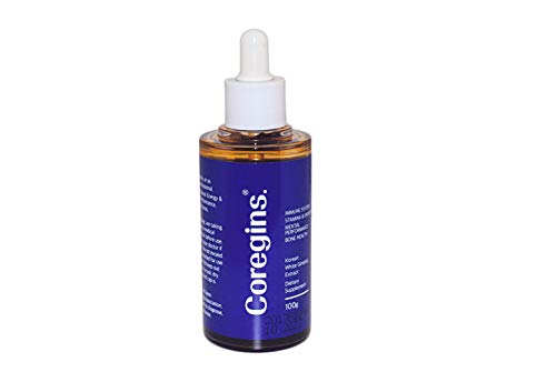 Coregins Korean White Ginseng Extract - 100% Whole Pure Ginseng in Every Drop - No Additives or Preservatives - Unpeeled and Not Pre-Processed