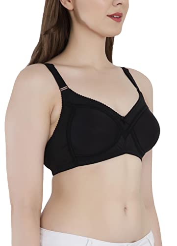 Image of Womens Seamless Padded Bra | Non Wired | Detachable Straps | Everyday Comfort | Full Coverage