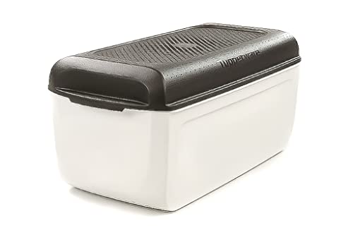 Tupperware originale Tupperware BreadSmart Compatto 31.4 x 16.6 x 11.2 cm Bianco e Nero Contenitore per Pane