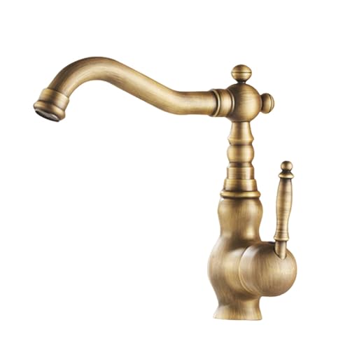 Robinet de lavabo rétro rotatif pour une salle de bain esprit maison de campagne - 2
