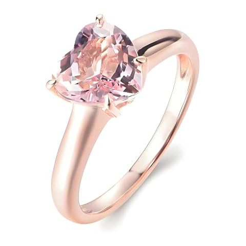 Rikelus Heart Cut Morganite Ring Cover