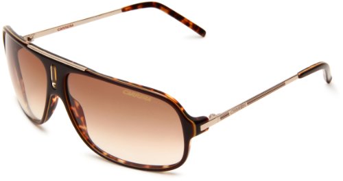 Carrera Unisex-Adult Cool/S Sunglasses, Brown Havana & Gold Frame/Brown Gradient Lens, 68 mm