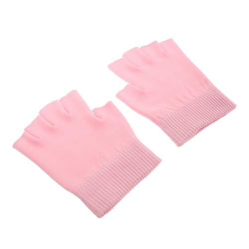 CLISPEED 1 par Guantes Hidratantes de Gel Spa para Manos Diseño Compatible con Pantallas Táctiles Cuidado de Manos Secas y Agrietadas Casa y Un Par Rosa Elegante