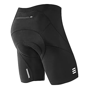 NOOYME Radlerhose Herren Fahrradhose Herren gepolstert 4D Elastische Radlerhose Herren mit Sitzpolster Atmungsaktive Leichte Radhose aus Polyamid und Spandex Fahrradhose Herren