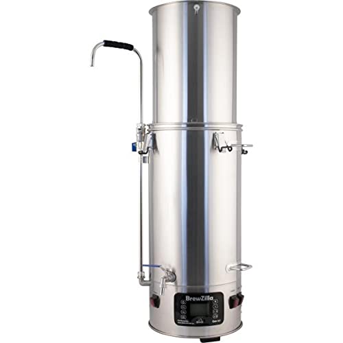 Kegland 35L BrewZilla | Stainless steel construction | Automatic step mashing | 9 gallon | Gen 3.1.1