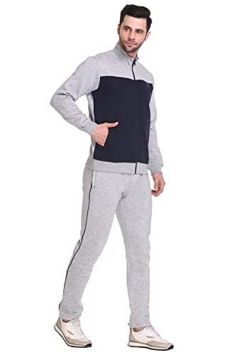 Image of Men Winter Track Suit Cotton Fleece High Neck Set