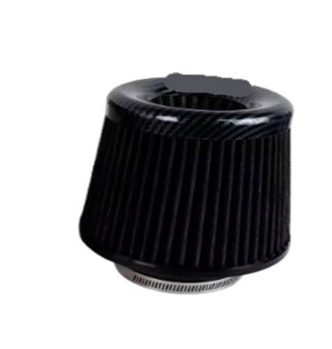 Filtre à air d'admission de 3 pouces 76mm noir nettoyeur de flux moteur voiture