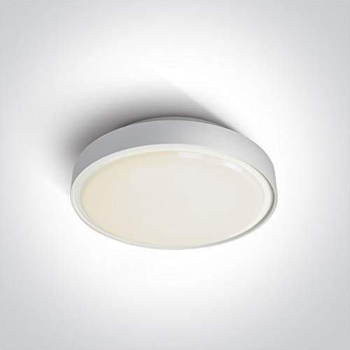 Plafon LED superficie ONE LIGHT 67280AN/W/C blanco 24w 4000K IP65
