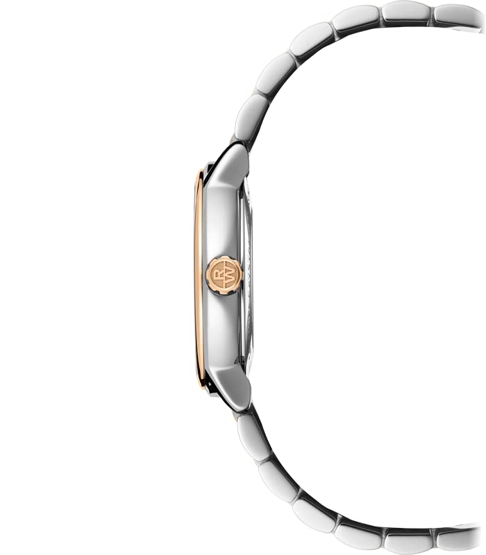 RAYMOND WEIL Maestro Men's Automatic Watch 40mm, Visible Open Balance Wheel, Two-Tone Stainless Steel & Rose Gold PVD Bracelet, Black Dial, Swiss Made (Model: 2227-SP5-20021)2