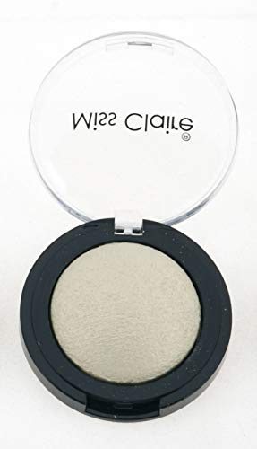 Image of Miss Claire Baked Eyeshadow Powder-18, Green, 3.5 G, Sheer Finish