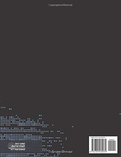 Notebook Grid 8.5 X 11: Bullet Dot Grid Notebook - Dot Matrix Journal Large (Black Cover) - Dotted Graph Notebooks (8.5 x 11 inches), A4 100 Pages, ... - Graphing Pad, Engineer Drawing & Sketching. image 2