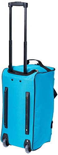 Rockland Rolling Duffel Bag, Turquoise, 22-Inch