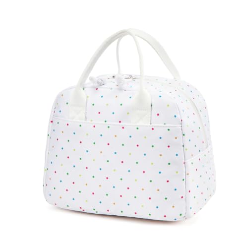 Image of LOVELYWIND Lunch Box for Women Cute Lunch Bags for Women Lunch Tote Bags Reusable Insulated Lunch Box Large Capacity Reusable Insulated Cooler for Work or Travel Gifts or Beach
