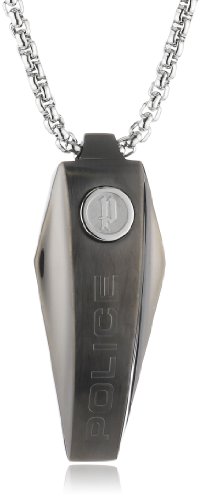 Police Men's Stainless Steel Necklace with Pendant, Spear PJ24925PSU - 01