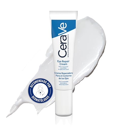 CeraVe Crema Reparadora Contorno de Ojos, Para Todo Tipo de...