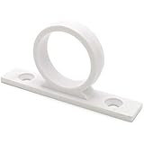 Dura Faucet RV Shower Hose Ring Shower Accessory Replacements – Features Easy Installation (White)