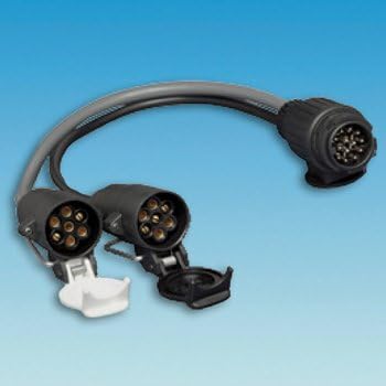 Ring Automotive A0038 13-Pin Socket to 12N and 12S Plugs Adaptor