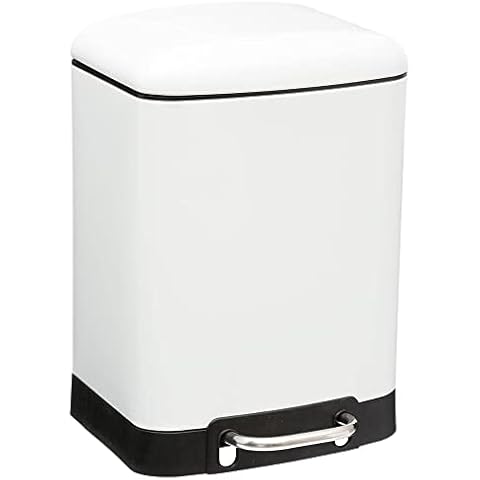 Poubelle JJA 6L métal blanc Cover