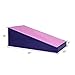 Gymax Incline Gymnastics Mat, Wedge Shape Gymnastics Incline Mat Non-Folding Gymnastics Gym Fitness Tumbling Mat, Ideal for Tumbling, Practice & Exercise (33