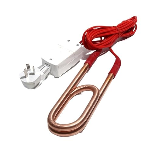 Elemento Calefactor De Inmersión Eléctrica De Doble U For Electrodoméstico, Compatible Con SNDHEATER, De Cobre 201SS Con Enchufe.(300mm 3KW)