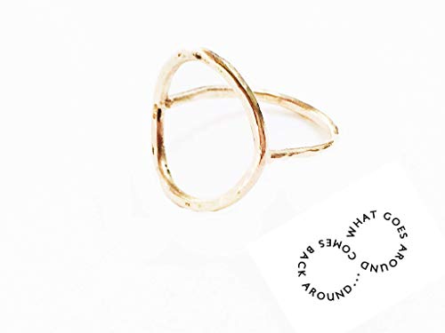 Karma Ring by Adorn512 | Handmade Cute Rings for Women & Thin Rings for Women | Womens Rings & Rings for Teen Girls