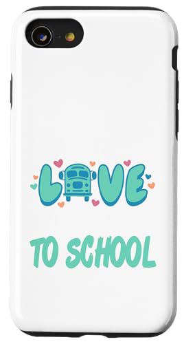 Fantastico regalo retrò per matricola I Just Love Going Back To School Custodia per iPhone SE (2020) / 7/8