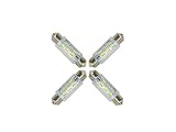 NJYTouch 4 X 38mm 9SMD 3014 211 Green Festoon Dome Map Interior LED Light Bulbs With 7 kinds Color