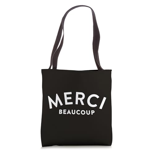 Merci Beaucoup French Slogan Tote Bag miniatura 1