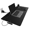 BLACK+DECKER Home Office Kit, 7 PCS Set, Desk Pad, 2-Port PD Charger, Ergonomic Mouse Pad, Phone Stand, Combo Cables, Cable Organizer, Workspace Accessories Perfect for Work-from-Home Black