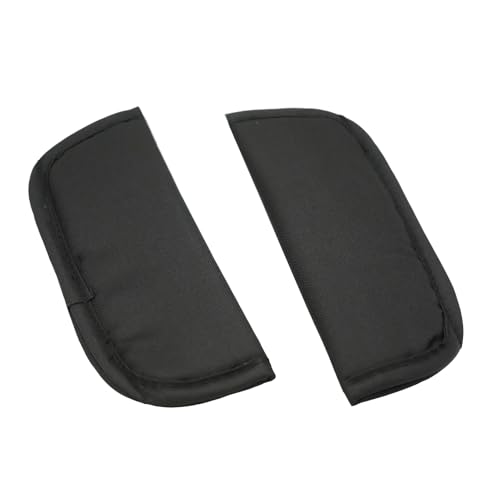 FortuneGlobe 2pcs ceinture enfant voiture(Noir) ,Coussin de Ceinture de Sécurité pour Poussette Bébé pour Enfants,adaptateur ceinture securite enfant