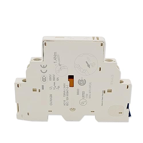 Bloques de contacto auxiliares GVAN20 para disyuntor motor GV2 de un contacto abierto y uno cerrado