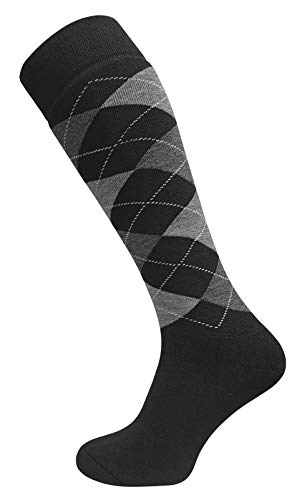 VCA 3 paar Super warme THERMO kniekousen met ruitpatroon, volledige badstof, origineel - Afbeelding 4