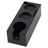 Photo Gallery perfk supporto per tappetino per pressare il caffè espresso, robusto organizer per accessori da cucina, casa e ristorante, 51-58 mm, nero Photo Gallery perfk supporto per tappetino per pressare il caffè espresso, robusto organizer per accessori da cucina, casa e ristorante, 51-58 mm, nero