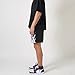 BOOMLEMON Men's Basketball Shorts Casual Workout Athletic Shorts Mesh Flame Graphic Print Running Short Pants(Black S)