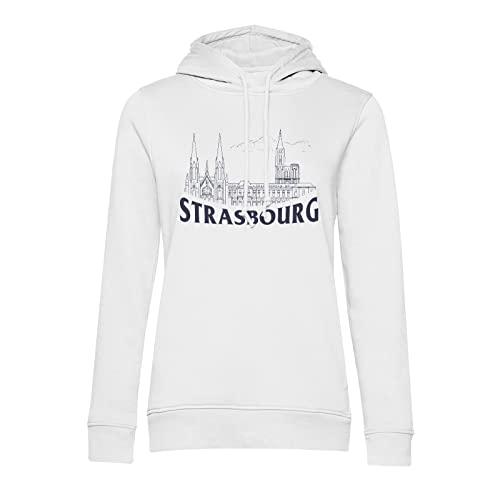 Sweat à capuche Strasbourg en molleton premium inspiré du patrimoine français