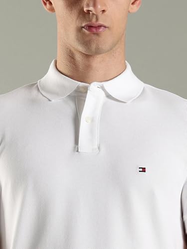 Image of Solid Regular fit Cotton Polo t-Shirt