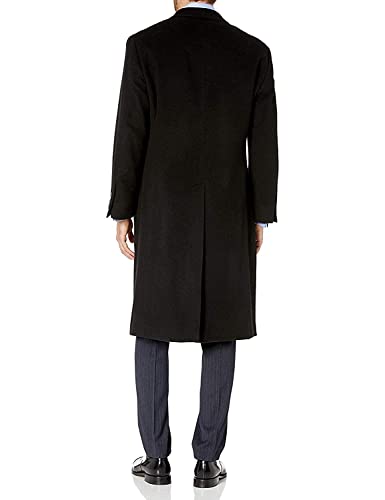 Adam Baker Men's Single Breasted Wool Cashmere Full Length Topcoat - Colors2