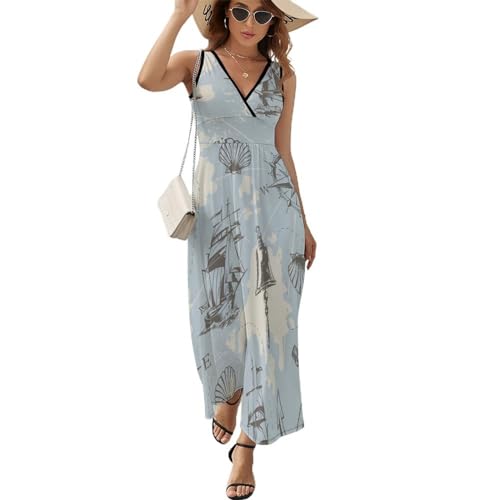 Robe décontractée Boussole À Voile contre la chaleur : fraîcheur et style maxi