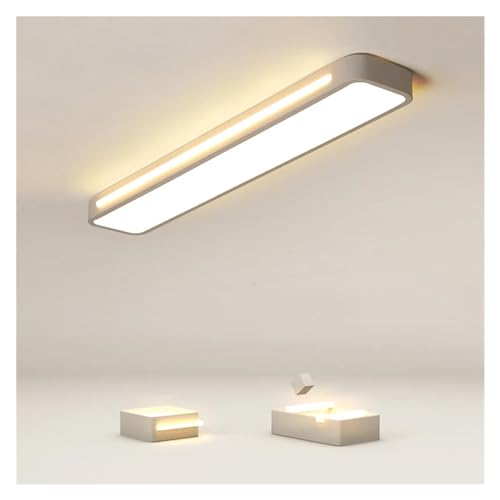 Chandelier LED rectangle pour illuminer votre salon chaleureux